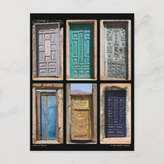 Doors of Dahab Postcard