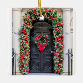 Doors of London: A Festive Christmas Ceramic Ornament