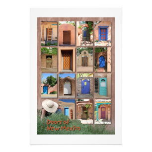 Doors of New Mexico version 2 Photo Print