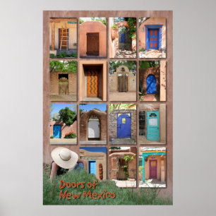 Doors of New Mexico version 2 Poster