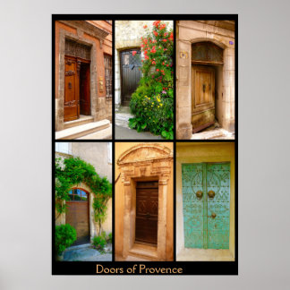 Doors of Provence Poster
