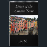 Doors of the Cinque Terre 2016 Calendar<br><div class="desc">This beautiful calendar feature twelve doors from the Cinque Terre trail in Italy. For those of you who love this part of Europe or for those of you who dream of hiking along this magical trail,  the Doors of Cinque Terre Calendar makes a wonderful gift!</div>