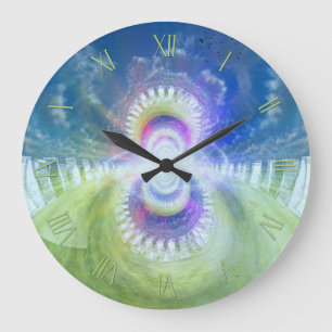 Doors to Fractal Dimension Large Clock