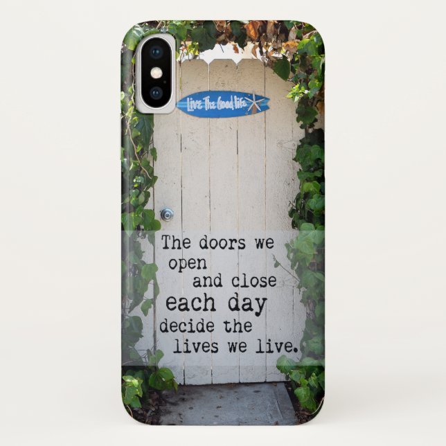 Doors We Open door photograph iPhone case (Back)