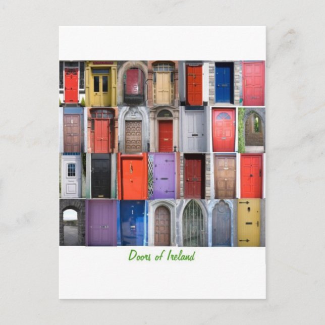 doorsofIreland Postcard (Front)