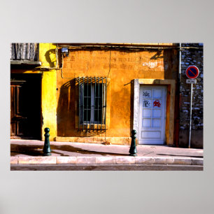 Doorway, Aix-en-Provence Poster