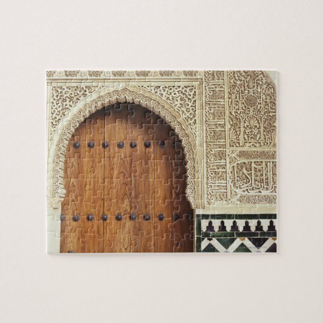 Doorway at the Alhambra palace in Granada, Spain 2 Jigsaw Puzzle (Horizontal)