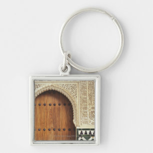 Doorway at the Alhambra palace in Granada, Spain 2 Key Ring
