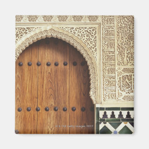 Doorway at the Alhambra palace in Granada, Spain 2 Magnet