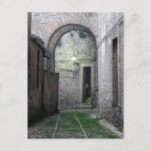 Doorway in Erice Sicily Postcard