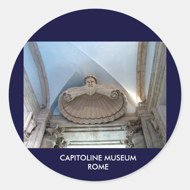 Doorway of Capitoline Museum Sticker (Front)