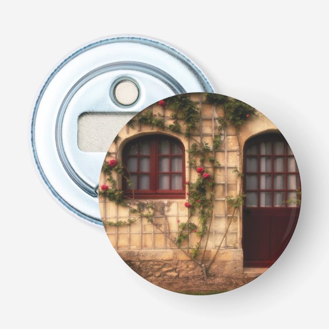 Doorway of rose cottage bottle opener (Front)