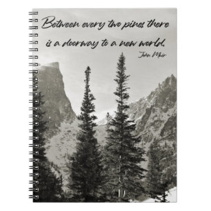Doorway to a New World in the Mountains Notebook