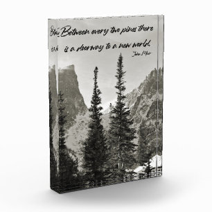 Doorway to a New World in the Mountains Photo Block