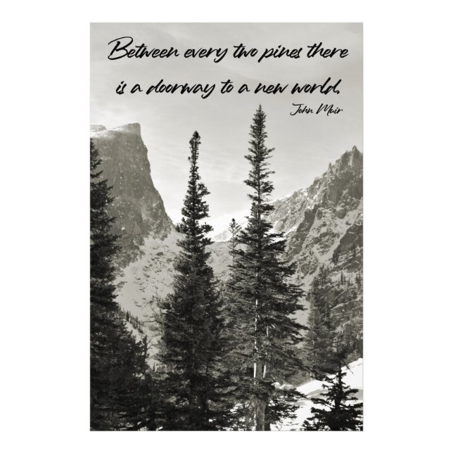 Doorway to a New World in the Mountains Photo Print (Front)