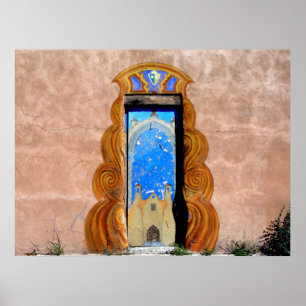 Doorway to Santa Fe Poster