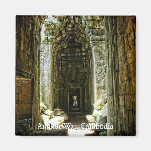 Doorways within Angkor Wat Cambodia Magnet