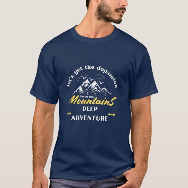 Dopamine Mountain T-Shirt (Front)