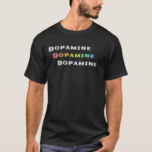 Dopamine rainbow cascade text T-Shirt