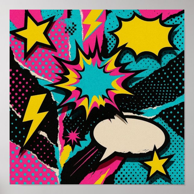 Dopamine Wall Art – Vibrant Colourful Pop Mood (Front)