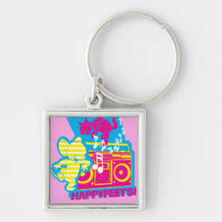 Dope Beats Happy Feets Key Ring