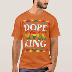Dope Black Dad Confident African American Mens Fat T-Shirt