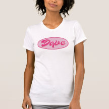 Dope Script (Girly on White)