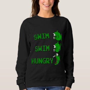 Dopefish Amp Motto Commander Keen Swim Swim Hungry Sweatshirt