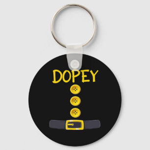 Dopey Dwarf Halloween Costume Colour Matching Dope Key Ring