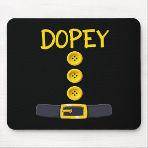 Dopey Dwarf Halloween Costume Colour Matching Dope Mouse Mat