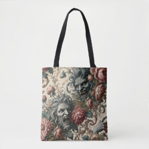 Doppelganger Malevolence – Baroque Gothic Monster Tote Bag