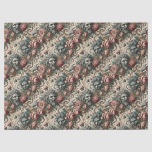 Doppelganger Malevolence – Gothic Floral Tissue Paper