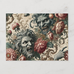 Doppelganger Malevolence – Gothic Victorian Holiday Postcard