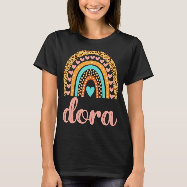 Dora  Dora Name Birthday Shirt Gift (Front)