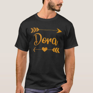 DORA Personalised Name Funny Birthday Custom Mum G T-Shirt