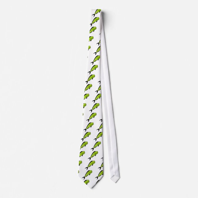 Dorado dolphin fish or mahi mahi jumping tie (Front)