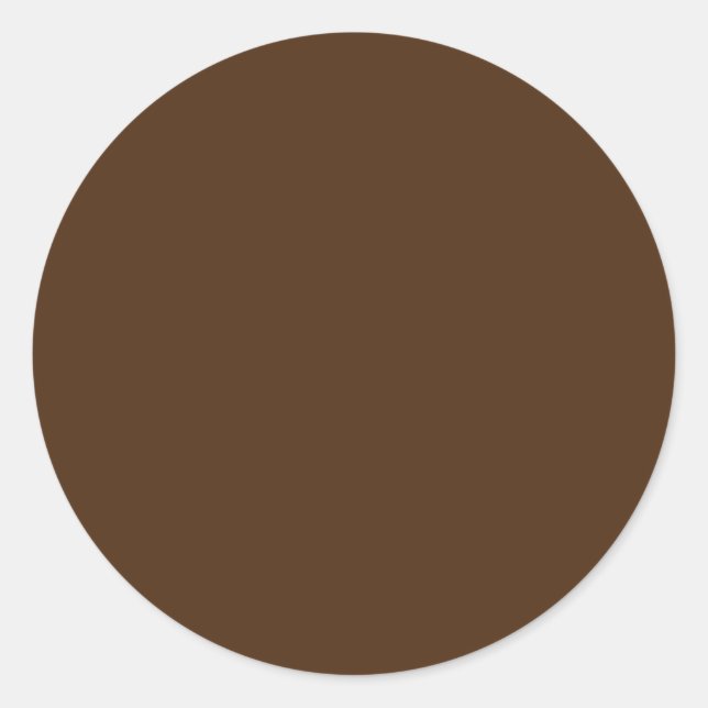 Dorado,Grey Brown,Pastel Brown, Classic Round Sticker (Front)