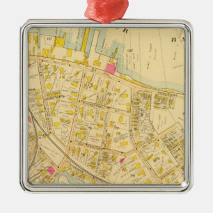 Dorchester, Massachusetts 3 Metal Tree Decoration