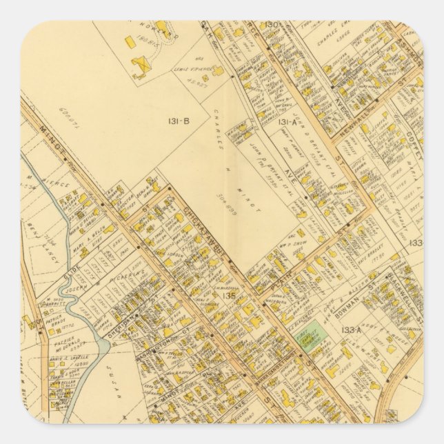 Dorchester, Massachusetts 5 Square Sticker (Front)