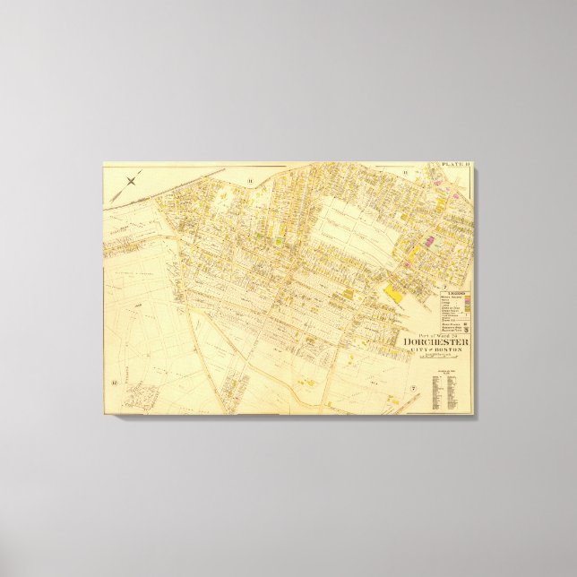 Dorchester, Massachusetts 6 Canvas Print (Front)