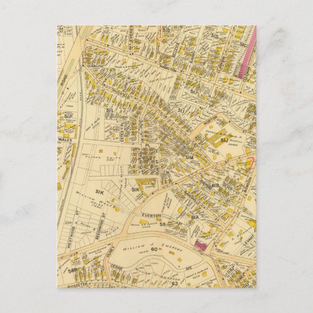 Dorchester, Massachusetts 7 Postcard (Front)