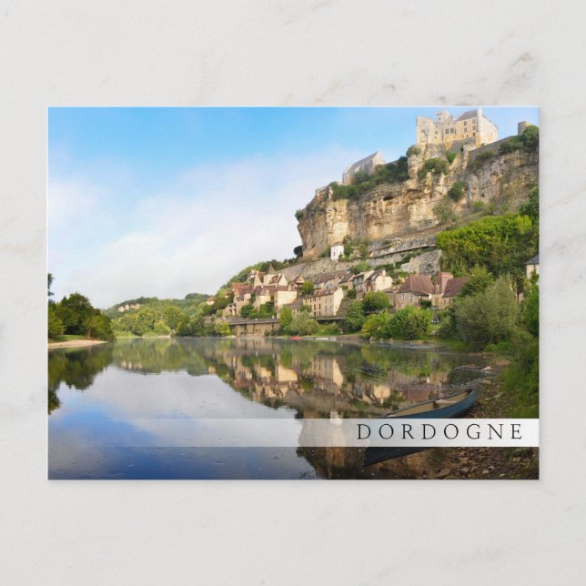 Dordogne and Beynac-et-Cazenac bar postcard (Front)