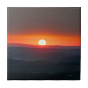 Dordogne Sunrise Tile