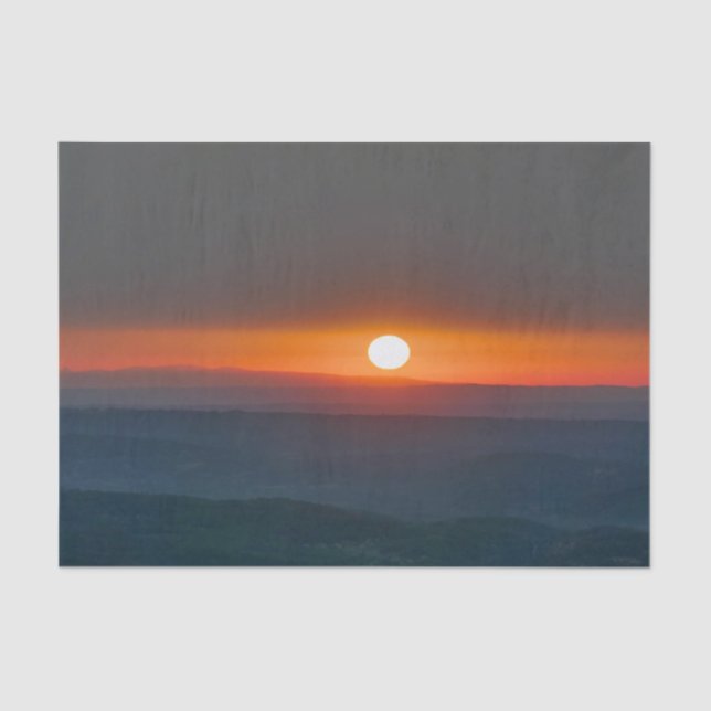 Dordogne Sunrise Tissue Paper (Front)