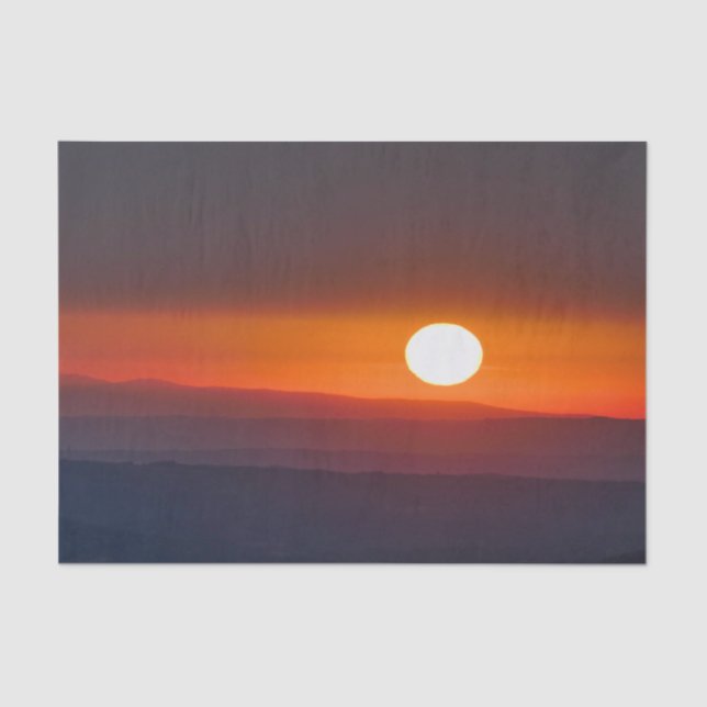 Dordogne Sunrise Tissue Paper (Front)