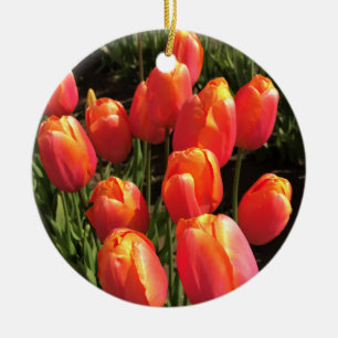 Dordogne Tulips, Oregon Ceramic Tree Decoration
