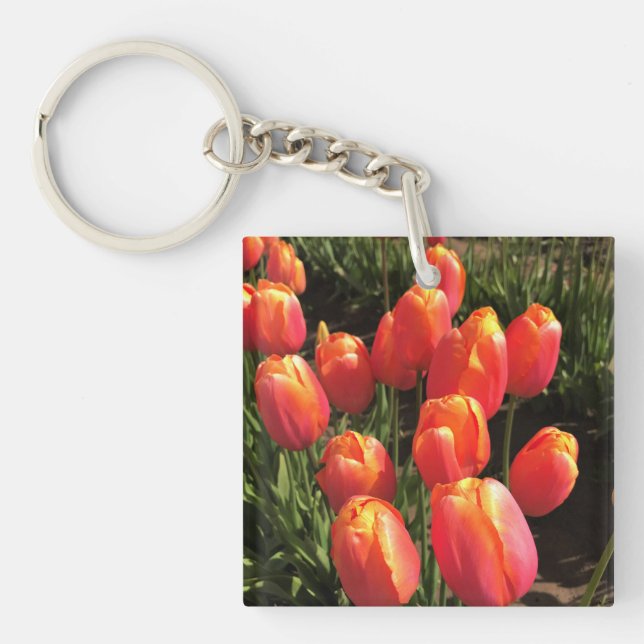 Dordogne Tulips, Oregon Key Ring (Front)