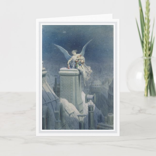 Dore Angel Greeting Card (Front)