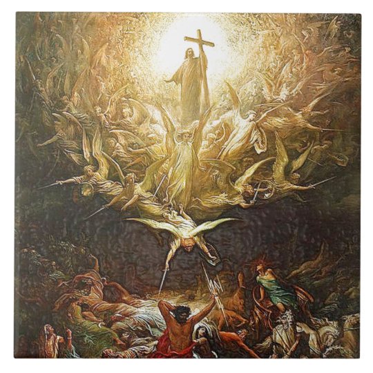 The Triumph Of Christianity Over Paganism Painting