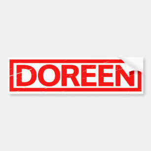 Doreen Stamp Bumper Sticker